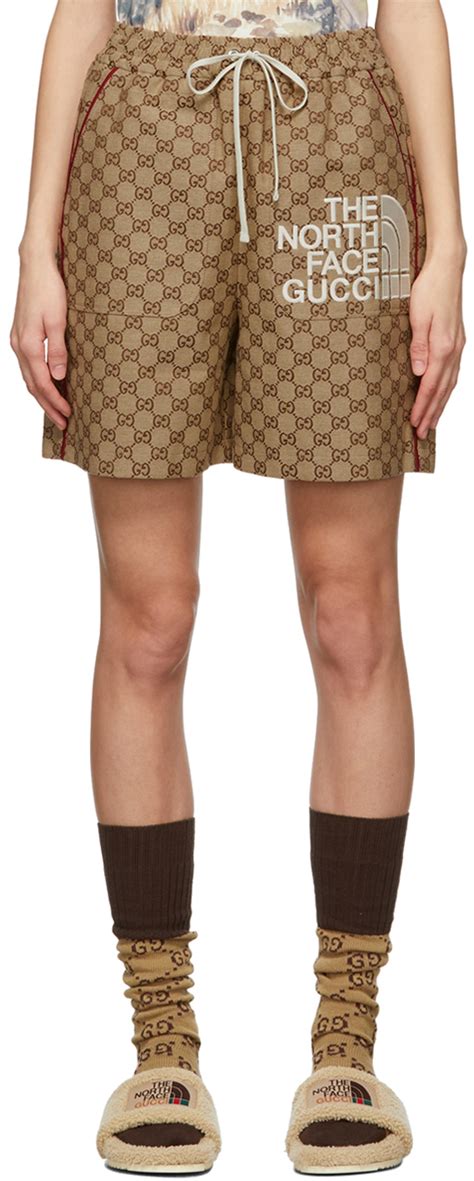 north face gucci shorts|sudadera north face Gucci.